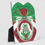 自分で作成する美しいエチオピアを愛する フォトプラーク (側面)