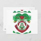 自分で作成する美しいエチオピアを愛する ポストカード (正面/裏面)