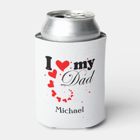 自分で作成する自分のパパ 缶クーラー (缶正面)