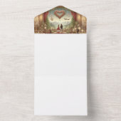 自分で作成 オールインワン招待状 (内側)