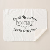 自分で作成 シェルパブランケット (正面(横))