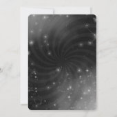自分で作成 - 夜空の渦 招待状 (裏面)