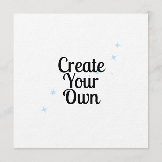 自分で作成 招待状 (正面)