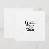 自分で作成 招待状 (正面/裏面)