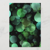 自分で作成 - 緑のボケ玉 メニュー (裏面)