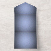 自分で作成 - 陰影のテクスチャ - 青 オールインワン招待状 (内側)