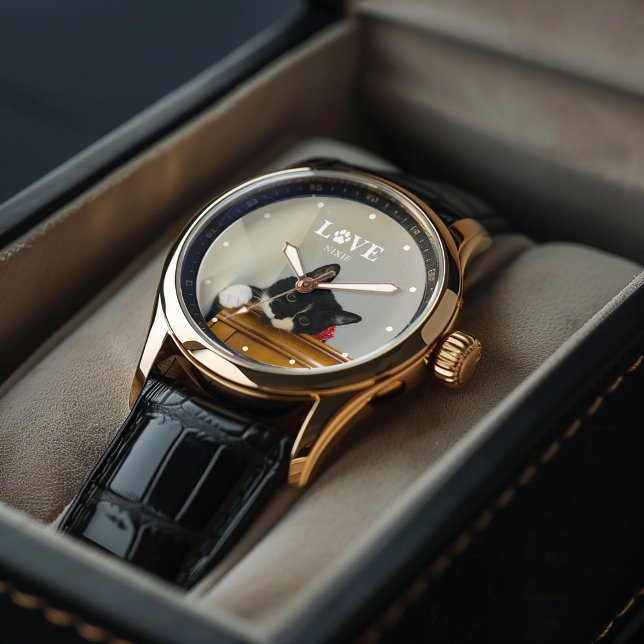 自分で作成 – Pet パーソナライズされた Photo 腕時計 (Inspiration mockup (not actual product))