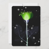 自分で作成 - X線 フラワー＆スター 招待状 (裏面)