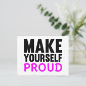 自分で作誇りを持ったる ポストカード (スタンド正面)