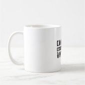 自分で保庭作をすることはできなおもしろいい コーヒーマグカップ (左)