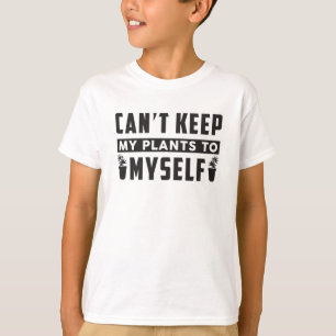 自分で保庭作をすることはできなおもしろいい Tシャツ