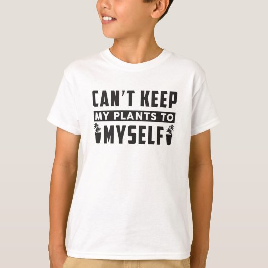 自分で保庭作をすることはできなおもしろいい Tシャツ (正面)