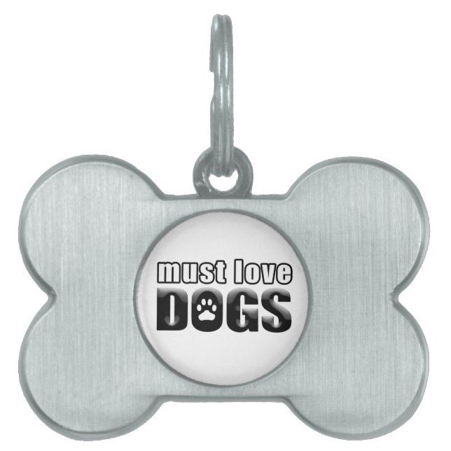 自分で保持または作成する ペットネームタグ (正面)