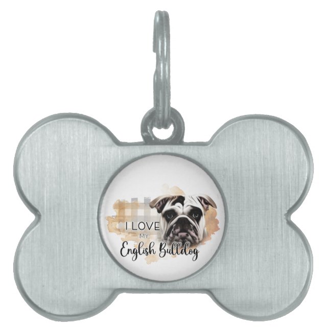 自分で保持または作成 ペットネームタグ (正面)