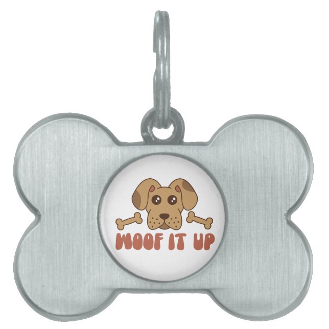 自分で保管または作成 ペットネームタグ (正面)