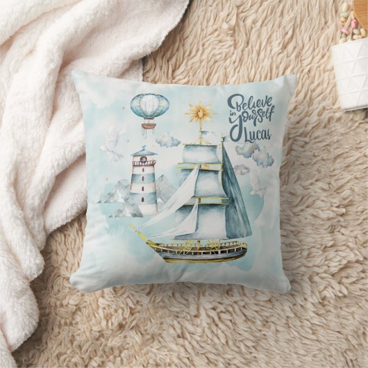 自分で信じ出荷海でカスタマイズ可能 クッション (ブランケット)