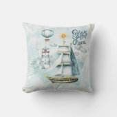 自分で信じ出荷海でカスタマイズ可能 クッション (正面)