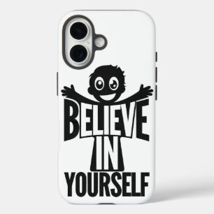 自分で信じiPhoneケース iPhone 16ケース