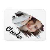 自分で写真とテキストを追加 マグネット (横)