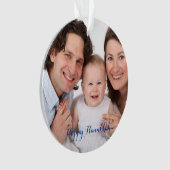 自分で写真を作るハヌカ オーナメント (正面)
