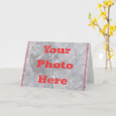 自分で写真を撮る カード (黄色い花)