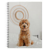 自分で写真を追加 ロゴ 画像 自分でデザイン ノートブック (正面)