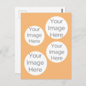 自分で写真テンプレートする ポストカード (正面/裏面)