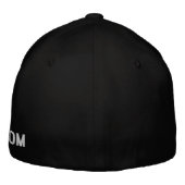 自分で刺繍帽子を作り離れて 刺繍入りキャップ (裏面)