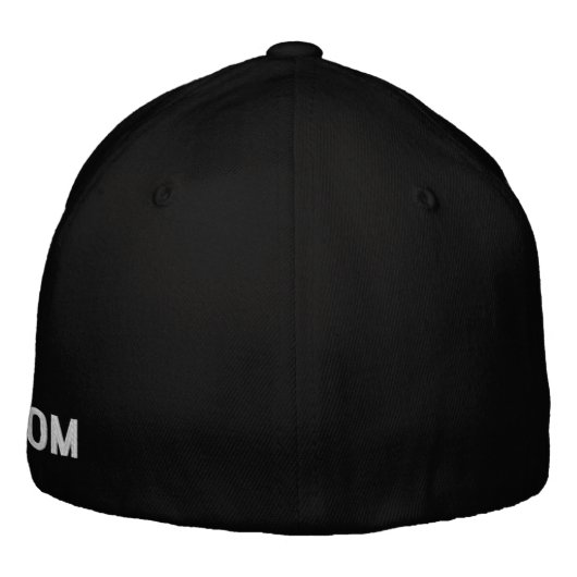 自分で刺繍帽子を作り離れて 刺繍入りキャップ (裏面)