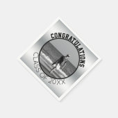 自分で卒業する | 写パーソナライズされた真 スタンダードカクテルナプキン (角)