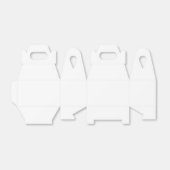 自分で印刷したカスタム切妻用箱を作る フェイバーボックス (折り畳みなし)