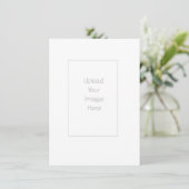 自分で印刷する招待状 - サイズ4.25 x 6.5 招待状 (スタンド正面)