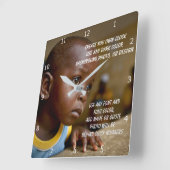 自分で四角い壁掛け時計を作成する スクエア壁時計 (傾斜)