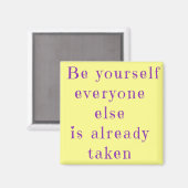 自分で四角い磁石になる マグネット (正面/裏面)