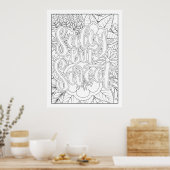 自分で塩辛いが甘い色を付ける ポスター (キッチン)