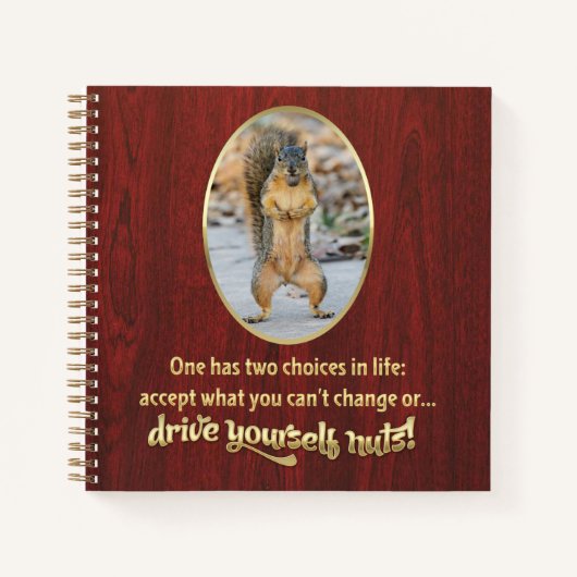 自分で変更または運転できないものを受け入れる ノートブック (正面)