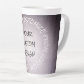 自分で完全に作成すカスタマイズる カフェラテマグ (右アングル)