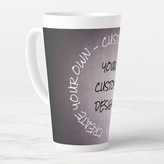 自分で完全に作成すカスタマイズる カフェラテマグ (左アングル)