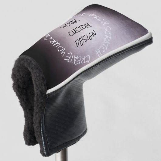 自分で完全に作成すカスタマイズる ゴルフヘッドカバー (3/4 正面)