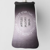 自分で完全に作成すカスタマイズる ゴルフヘッドカバー (回転90)