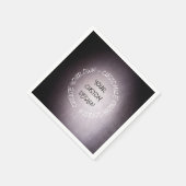 自分で完全に作成すカスタマイズる スタンダードカクテルナプキン (角)