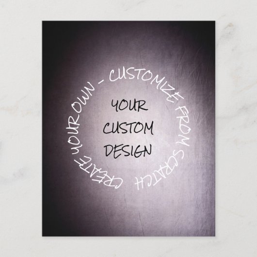 自分で完全に作成すカスタマイズる チラシ (正面)