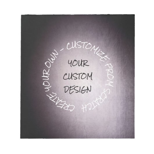 自分で完全に作成すカスタマイズる ノートパッド (正面)