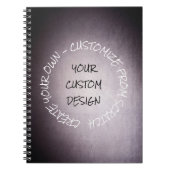 自分で完全に作成すカスタマイズる ノートブック (正面)