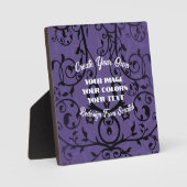 自分で完全に作成すカスタマイズる フォトプラーク (正面)