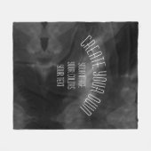 自分で完全に作成すカスタマイズる フリースブランケット (正面(横))