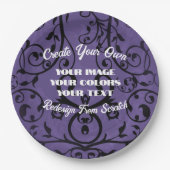 自分で完全に作成すカスタマイズる ペーパープレート (正面)