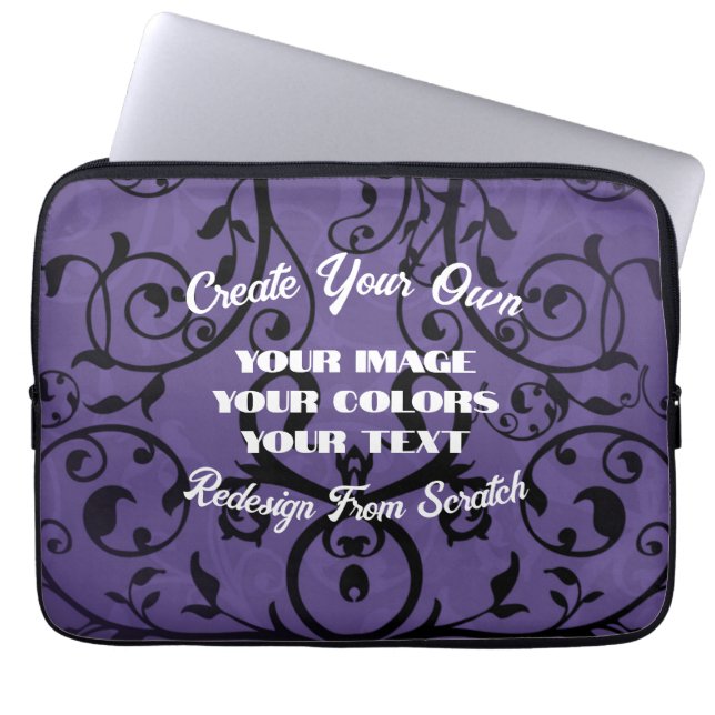 自分で完全に作成すカスタマイズる ラップトップスリーブ (正面)