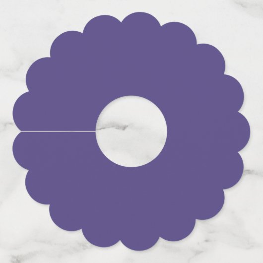 自分で完全に作成すカスタマイズる ワイングラスタグ (正面)