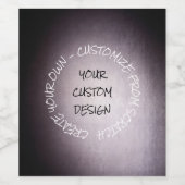 自分で完全に作成すカスタマイズる ワインラベル (シングルラベル)